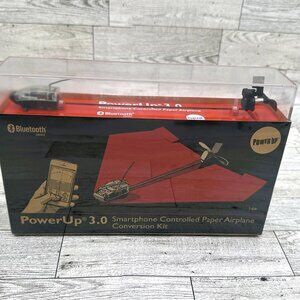 NIB PowerUp 3.0 Smartphone Controlled Paper Airplane Conversion Kit, Bluetooth